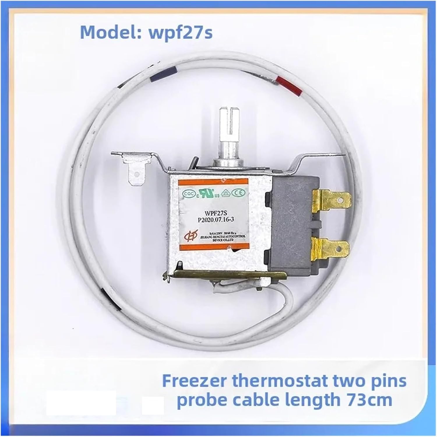 WPF27S Freezer Replacement Parts Thermostat ，Compatible For Candy，Compatible For Hoover，WPF27S 49036119, Freezer Refrigerat