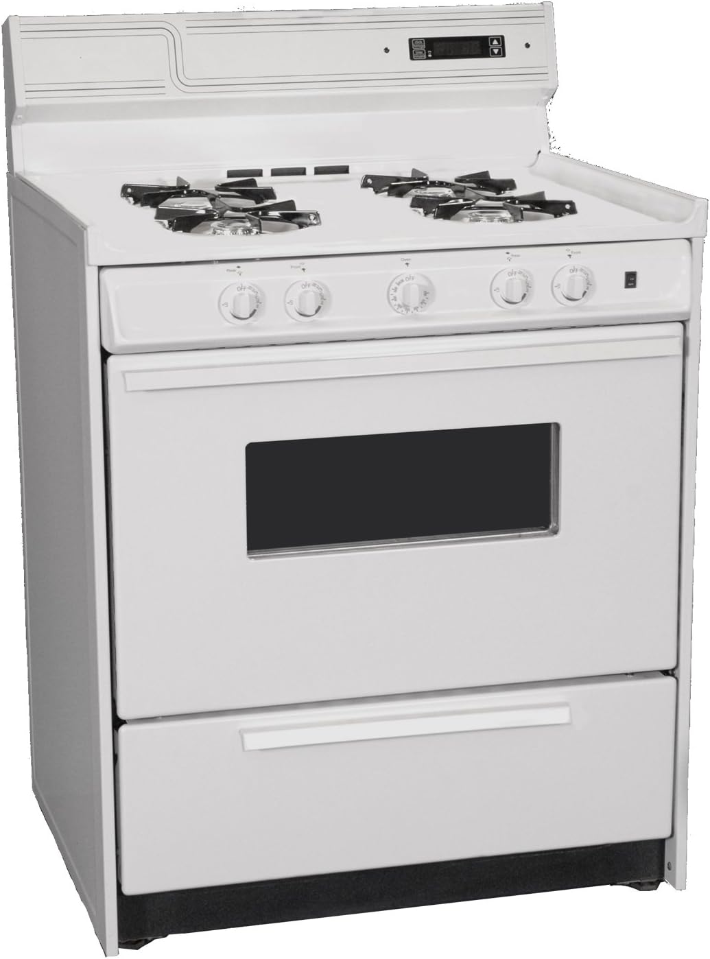 Summit WNM2307KW Kitchen Cooking Range, White