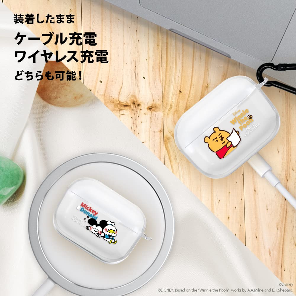 Amazon | Premium Style カナヘイ画 AirPods Pro(第1世代)用 クリア