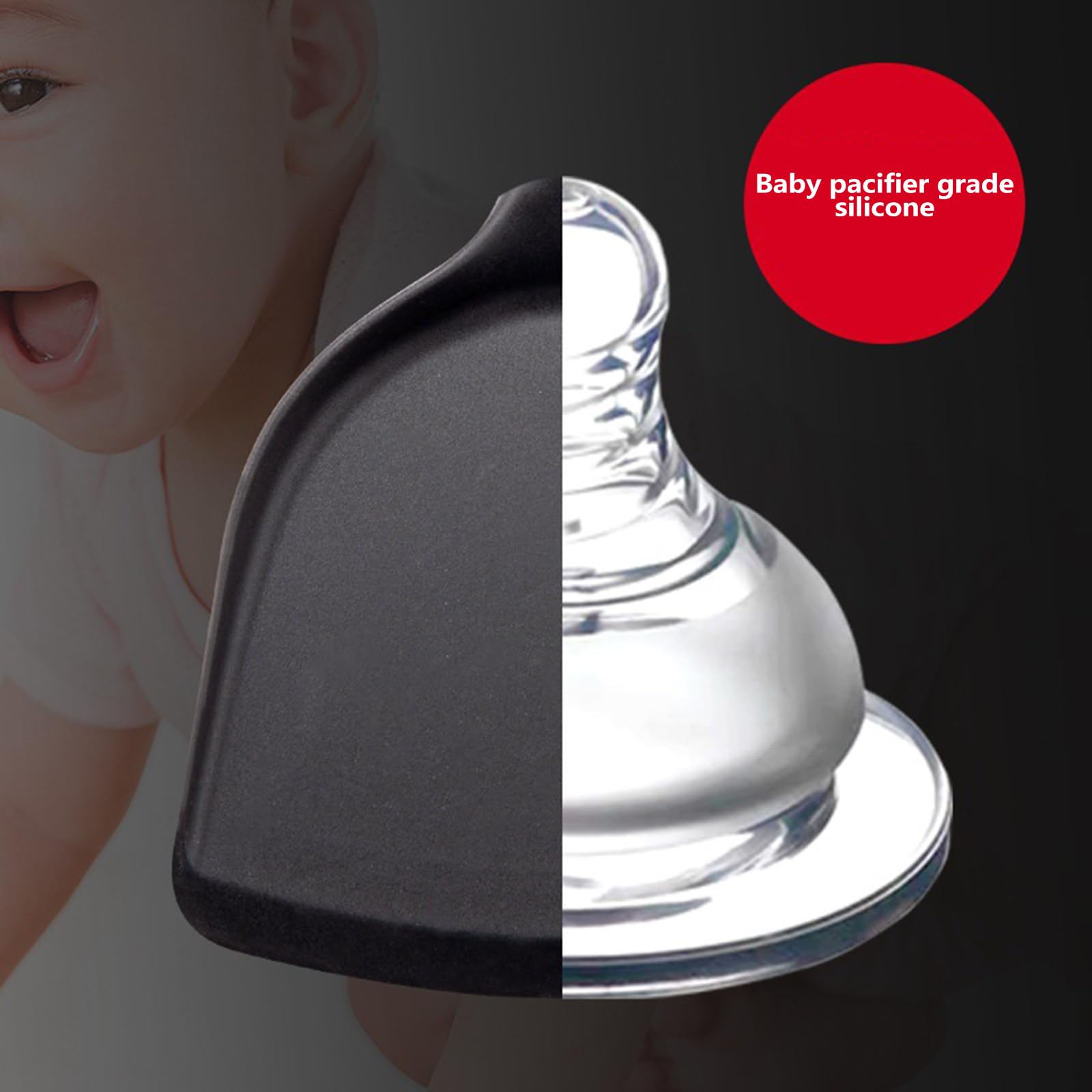 Juego de espátulas de cocina de silicona resistentes al calor con asas de silicona antiadherentes, 12 piezas, sin BPA, color negro