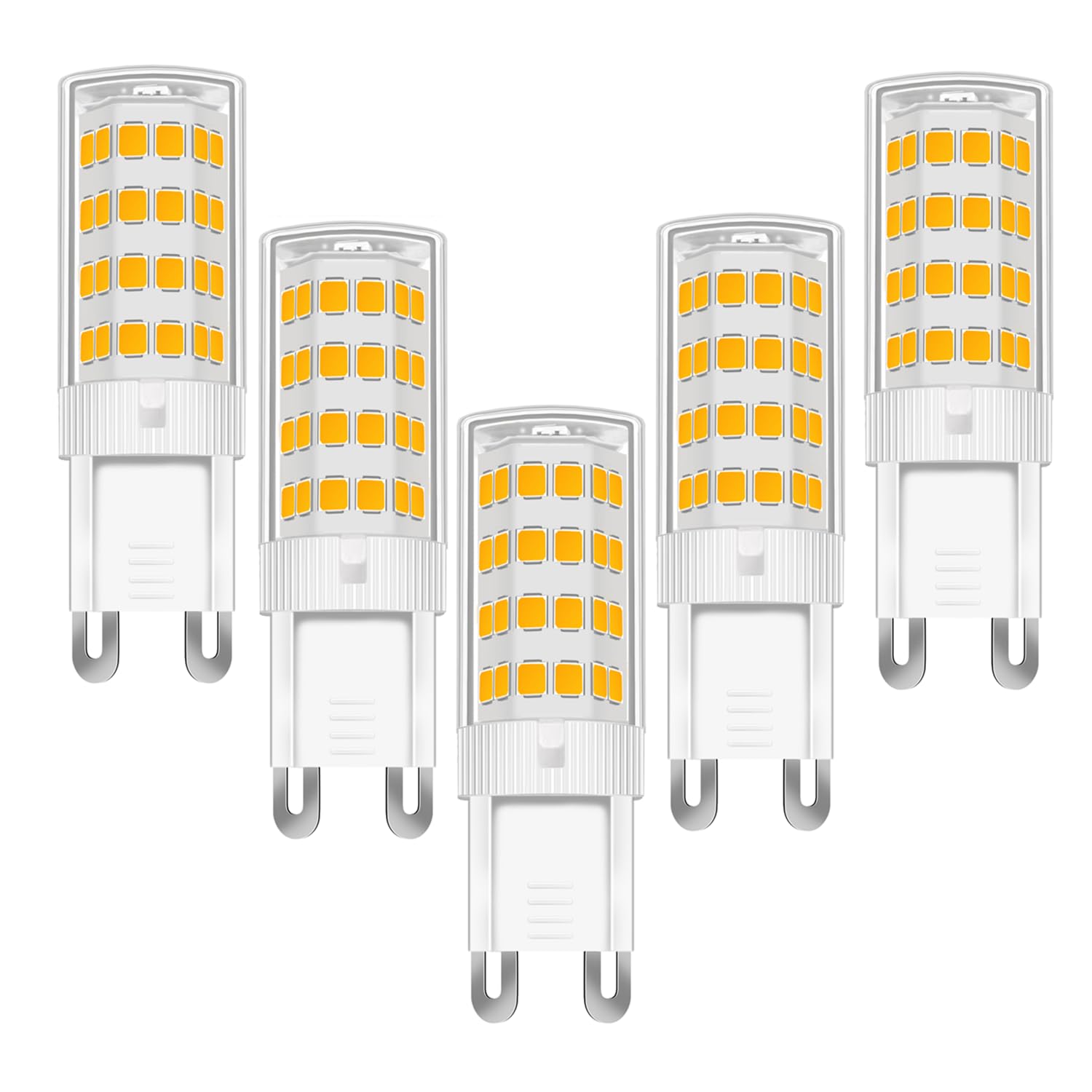 tkhetiana G9 LED Lampe Energiesparlampen,LED Glühbirnen, Warmweiß 3000K G9 Kleine LED Birne, Ersatz Für Halogenlampe, AC220-240V