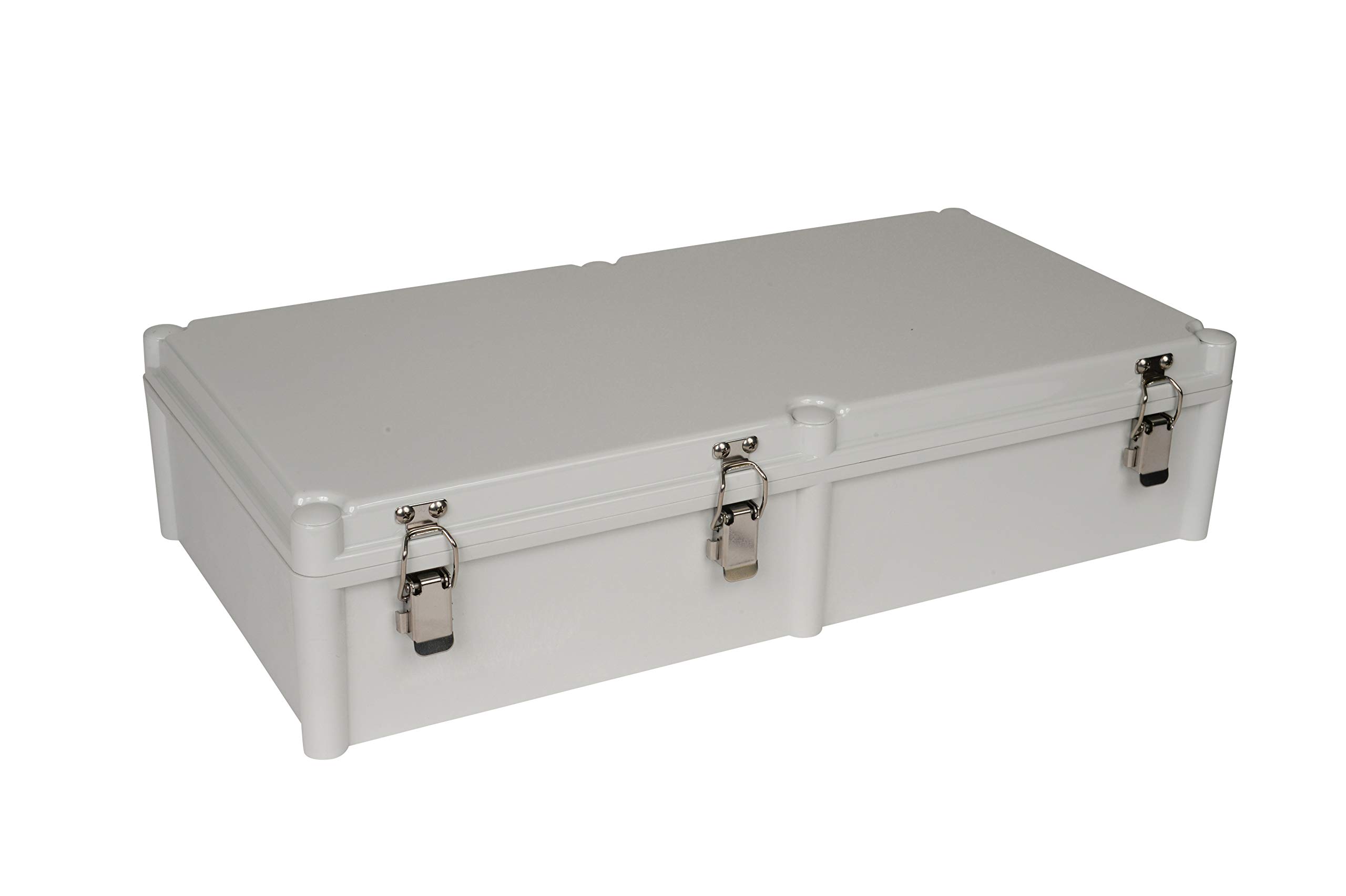 Bud Industries PTH-22458 PC 0.1 Fiberglass Hinged Box