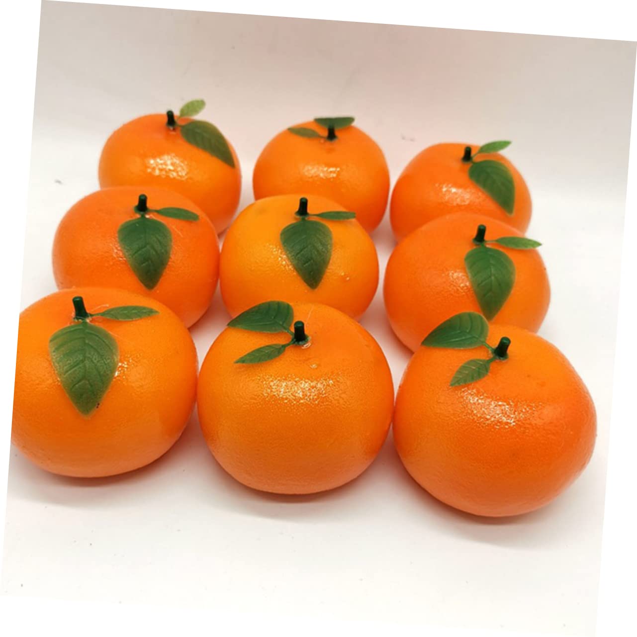 Gatuida 3 Sätze Künstliche Orange Party Fotografie-Requisiten Orangen Dekoration Gefälscht Wohnkultur Groß Simulationsfrucht Orangefarbenes Schlüssel Wahr Schaum 6 Stück * 3
