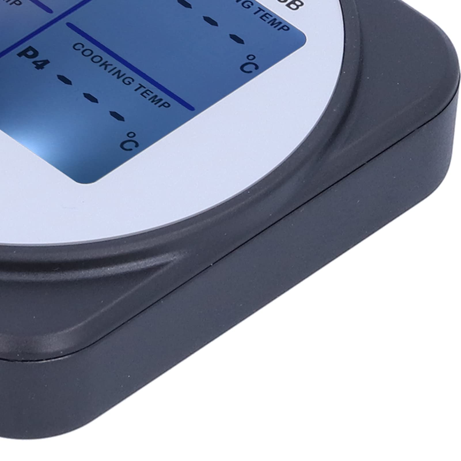 Ejoyous Termómetro para Barbacoa, ABS Bluetooth Termómetro para Alimentos 572 °F Retroiluminación LCD Luz de Respuesta 2S Alarma para Asar a la Parrilla Fumar Picnic Cocinar Al Aire Libre