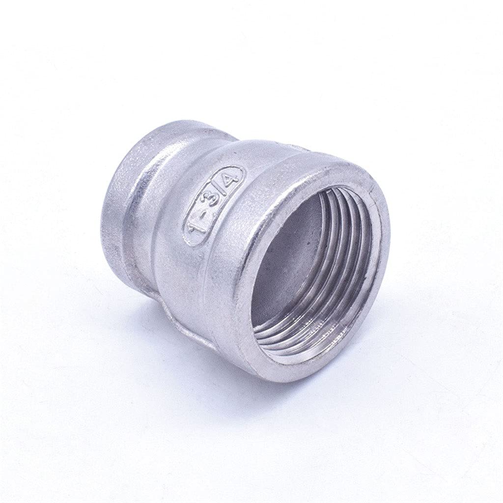 Crcrc Women's One Color Bsp To Thread Reducer - 304 Stainless Steel Pipe Fitting Connector Adapter, Sizes 1/8" To 1-1/2"(Dn40-Dn32)