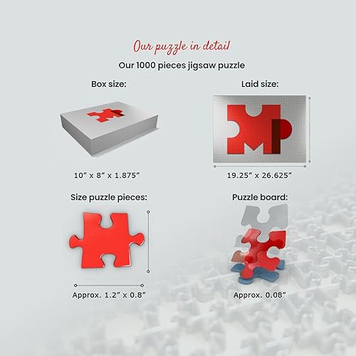 Miniatura 5 de MyPuzzle Jesus: The Good Shepherd, Vintage Poster - Rompecabezas prémium de 1000 piezas para adultos