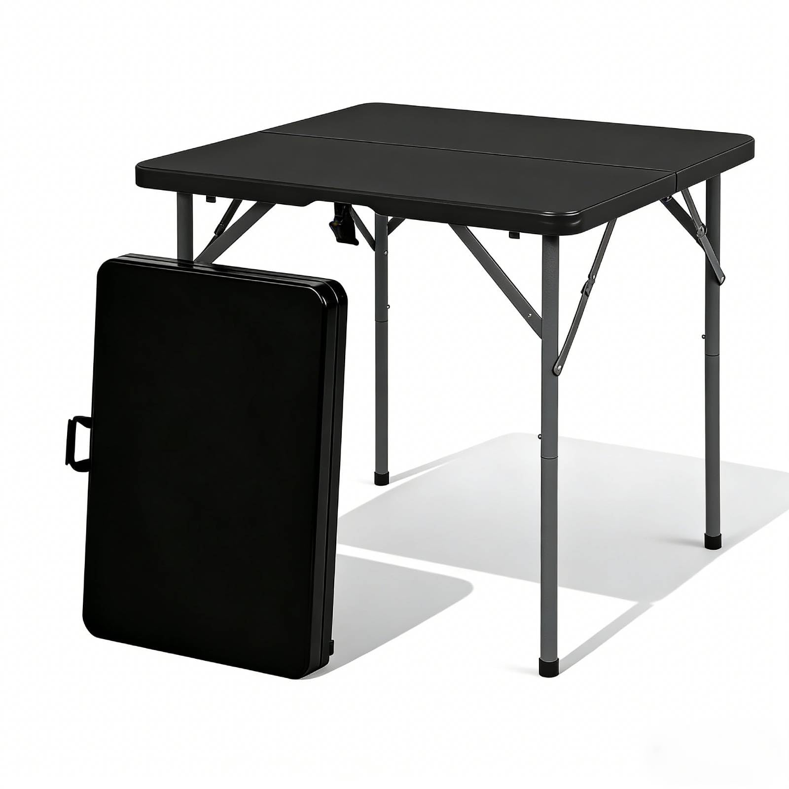 Amazon.com: 34 Inch Square Folding Card Table - Heavy Duty HDPE