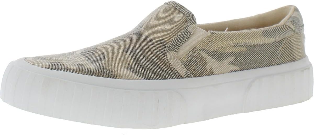 Steve Madden Women's Swiftly Skate Shoe, Tan Camo, 7.5