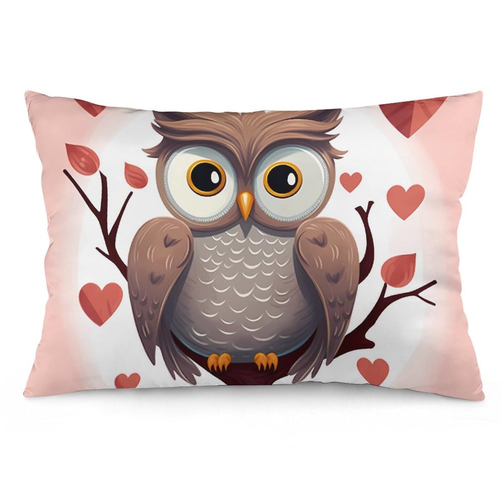 NTVOWPZO 2 Pack Decoration Throw Pillow Covers 16 "x24 Pillowcases Covers Owl Lover1 Pillowcases Modern Farmhouse Home Decor Sofa Cushions Covers for Couch Bed Living Room