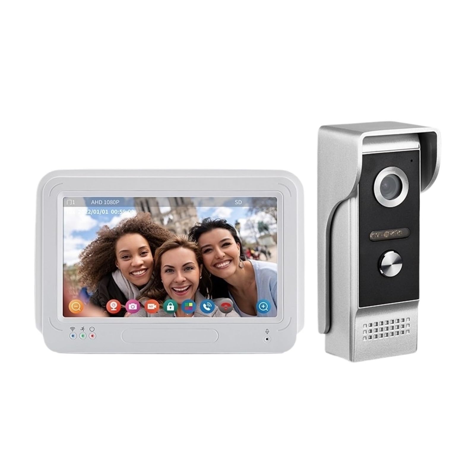 2 Millones De Timbres con Vídeo HD WiFi 1080P Tuya App Timbre Inteligente Gama de Entornos Domésticos