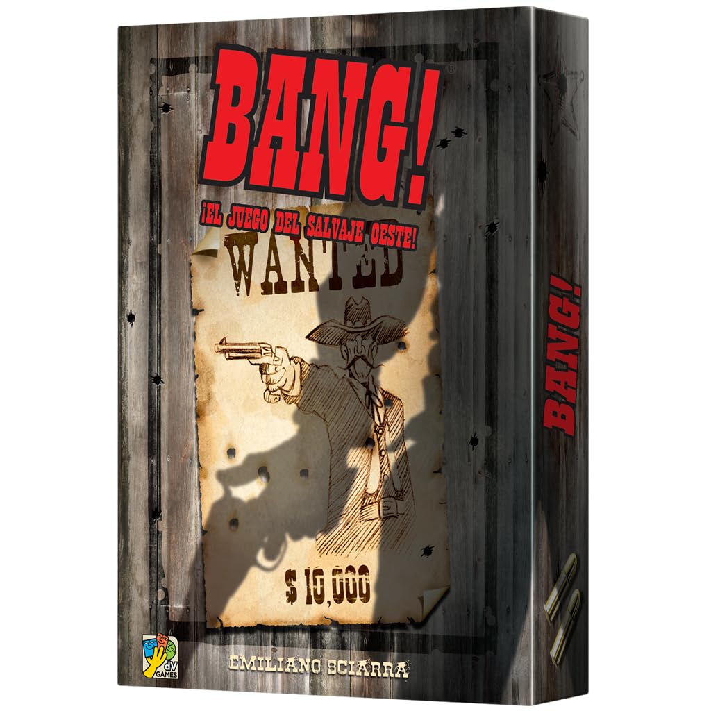 dV Giochi | Bang! | Juego de Cartas para Grandes Grupos de Amigos | A Partir de 8 Años | De 4 a 7 Jugadores | 20-40 Minutos por Partida | Español
