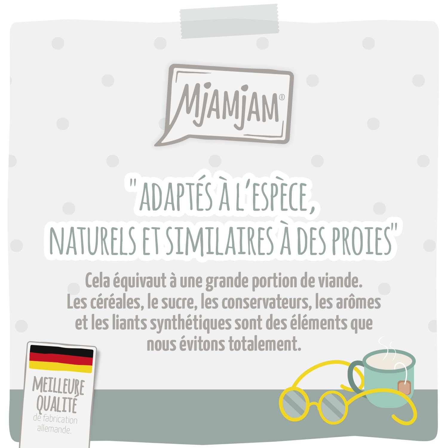 MjAMjAM - Premium Nourriture Humide pour Chats - Senior - Poulet juteux, Paquet de 6 (6x200g), sans céréales
