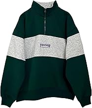 Slasher Fleece Lined Sweatshirt, Men's, Half Zip, Sweatshirt, Color Scheme Switching, Top