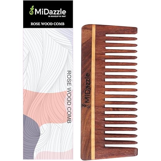 Midazzle Sheesham Rosewood Hair Comb