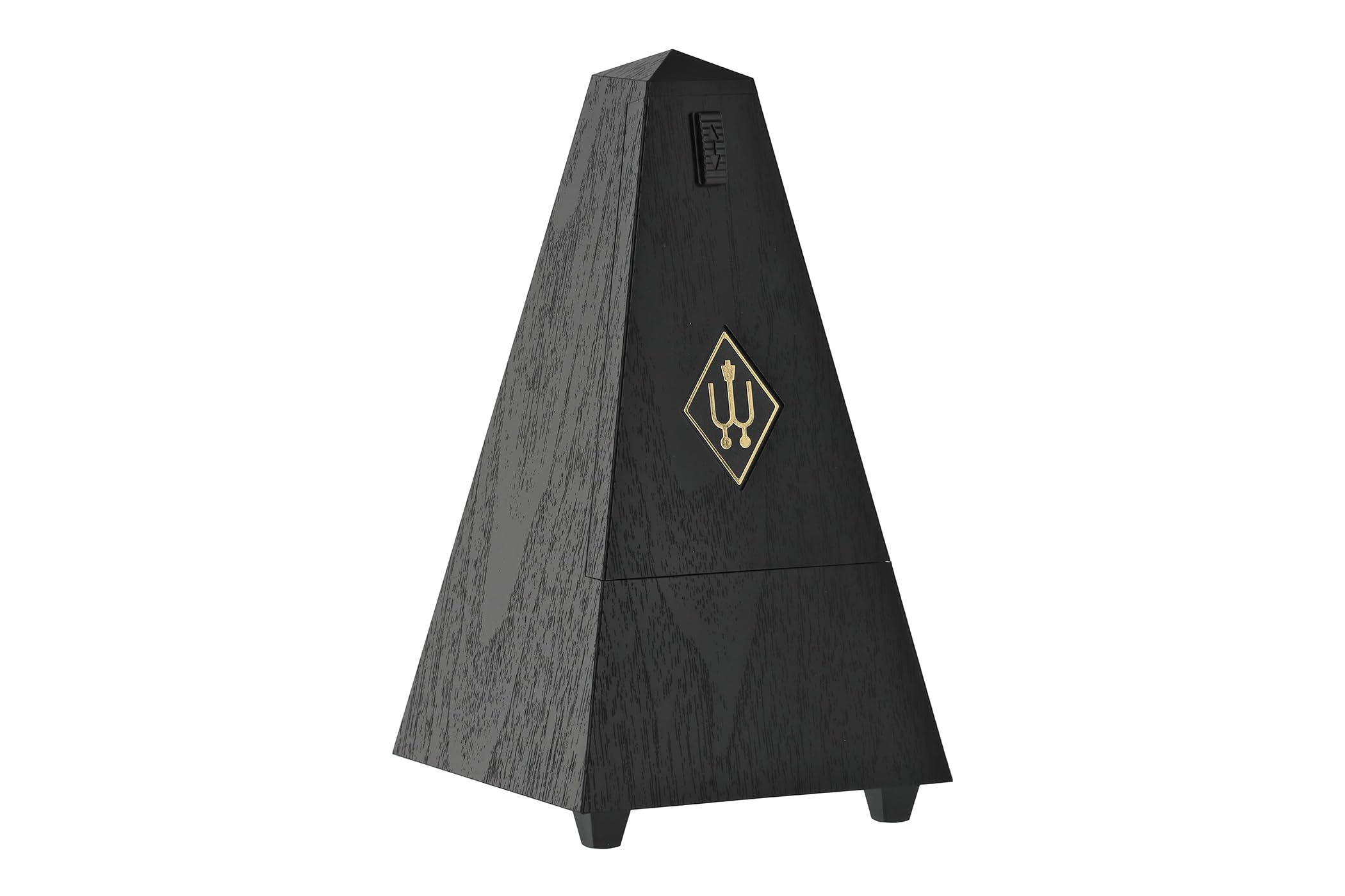 Wittner Metronom Taktell Pyramidenform System Maelzel Serie 845 - Kunststoffgehäuse - Ohne Glocke - Schwarz - Mechanisch zum Aufziehen - Keine Batterien erforderlich - Made in Germany