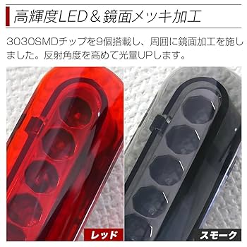 Amazon.co.jp: 信玄 LED ハイマウントストップランプ ハイ