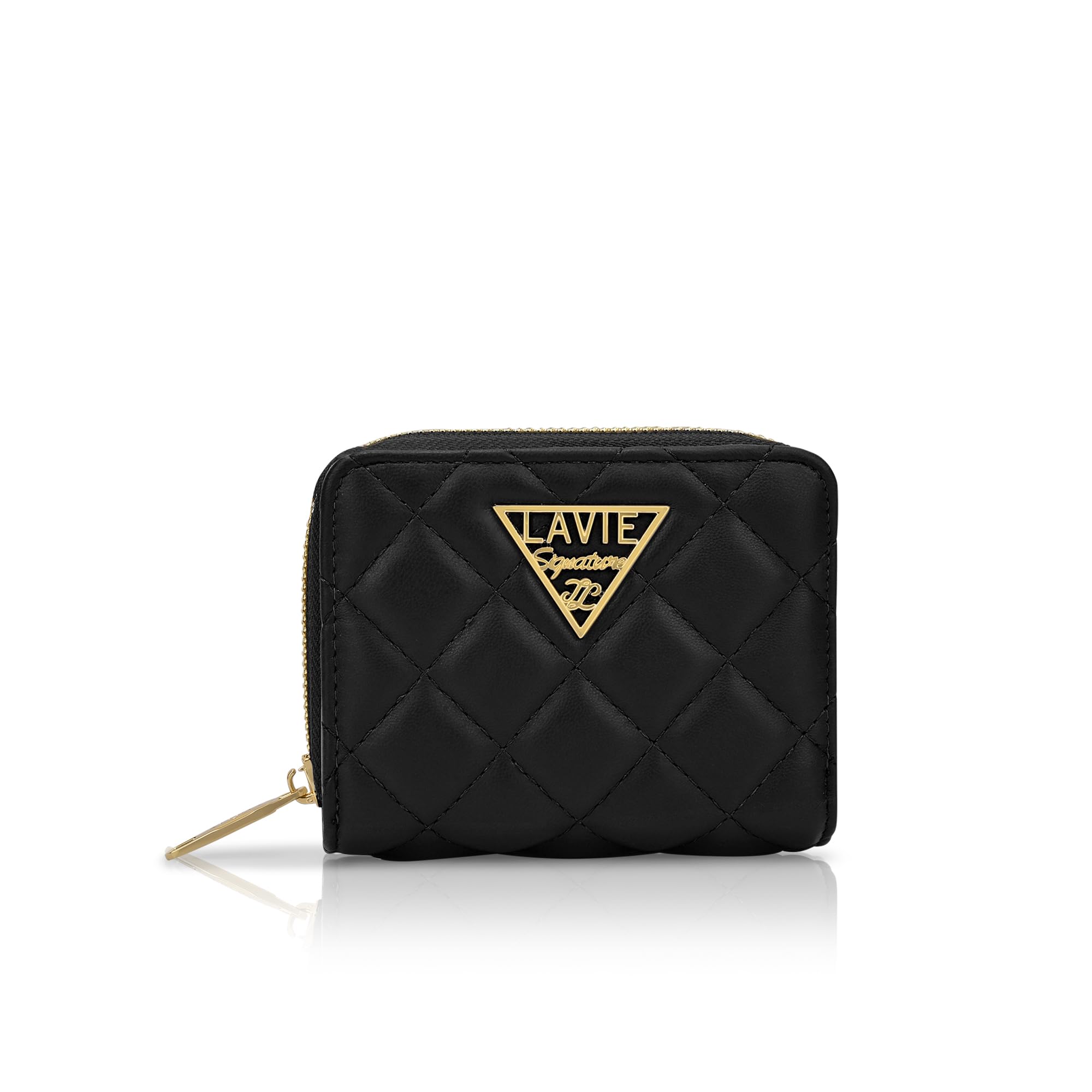lavie signature Women's Quilt Derby Flap Zip Around Wallet | Gift for Women-picture-46