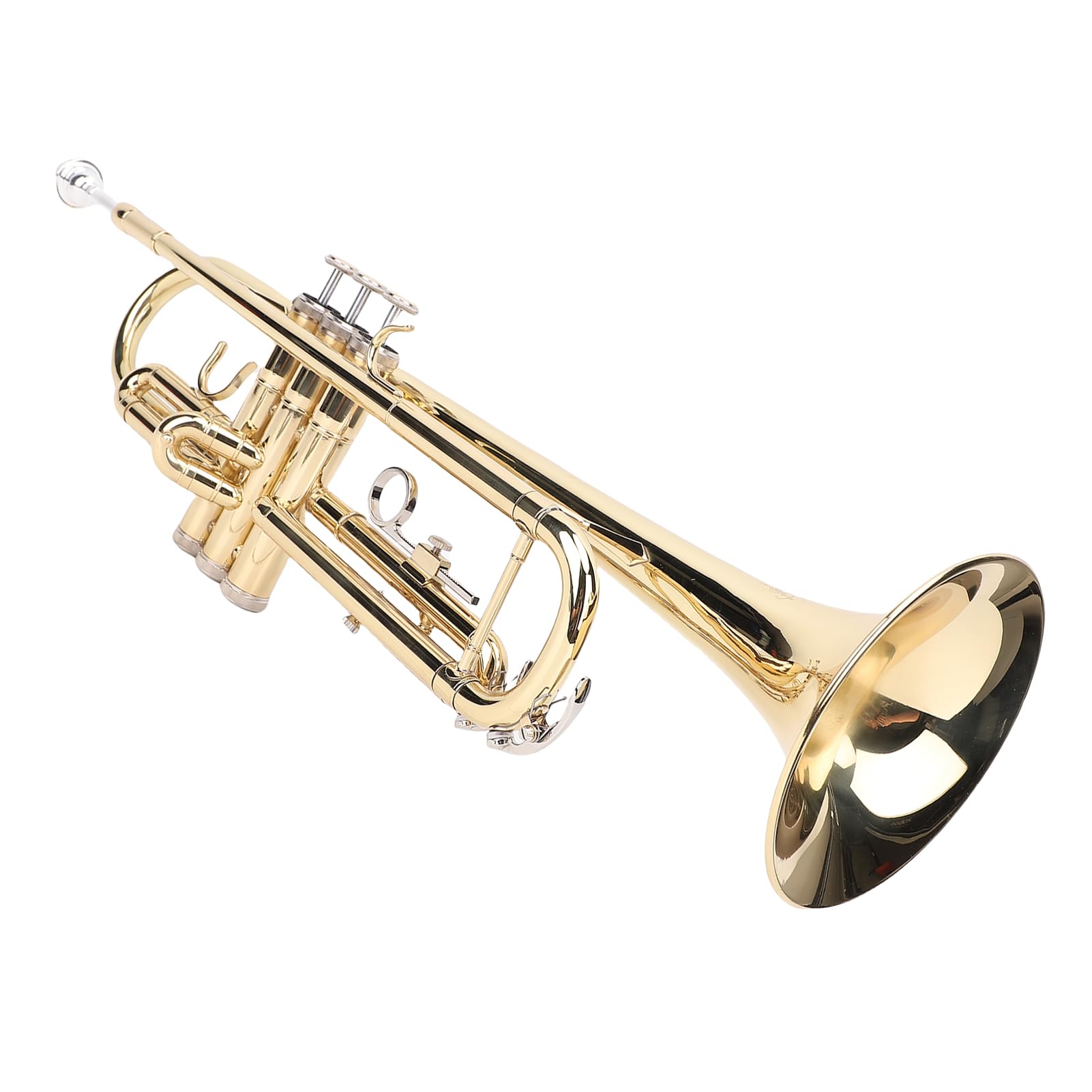 BB Brass Cornet Kit pour Débutants et étudiants, Instrument de Musique en Laiton Professionnel avec étui de Transport (Golden)
