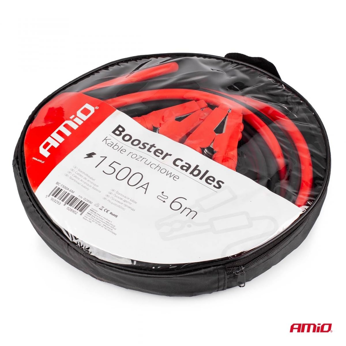 AMiO 02890 Câbles de démarrage 6m 1500A