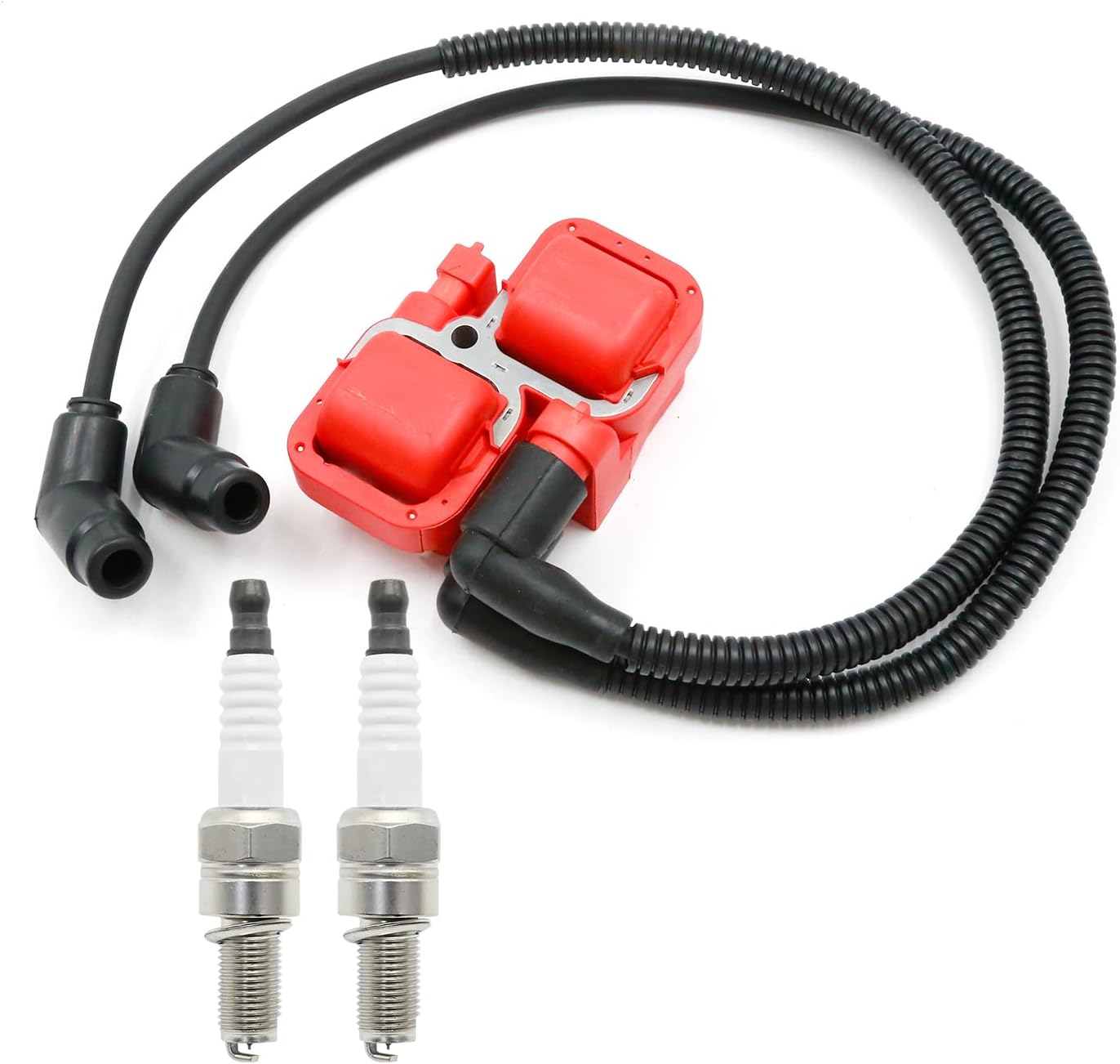 278001546 Ignition Coil Pack Spark Plug Wire Cap, Replacement for Can-Am Commander 800 2011 2014-2015 Replacement for Maverick 1000 1000R 2013-2018, Replaces 420265020 420265240