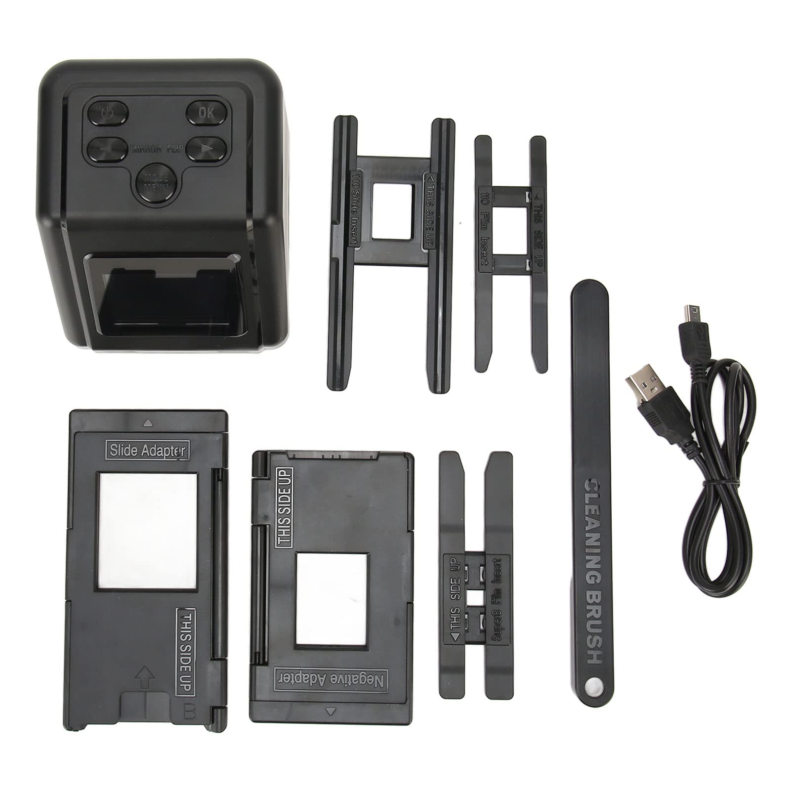 Slide Scanner, Widely Used Color Matching JPG Fast Conversion Film Scanner 12MP for Laptop