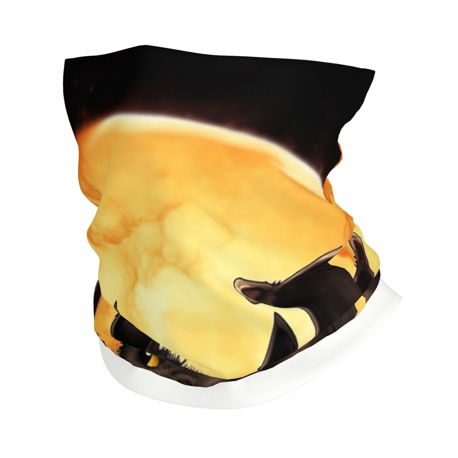 Tube Scarf Halloween Bat Novelty Neck Gaiter Balaclava Neck Gaiters Multifunctional Half Face Headwear For Tennis Fishing Skiing 25X50 Cm