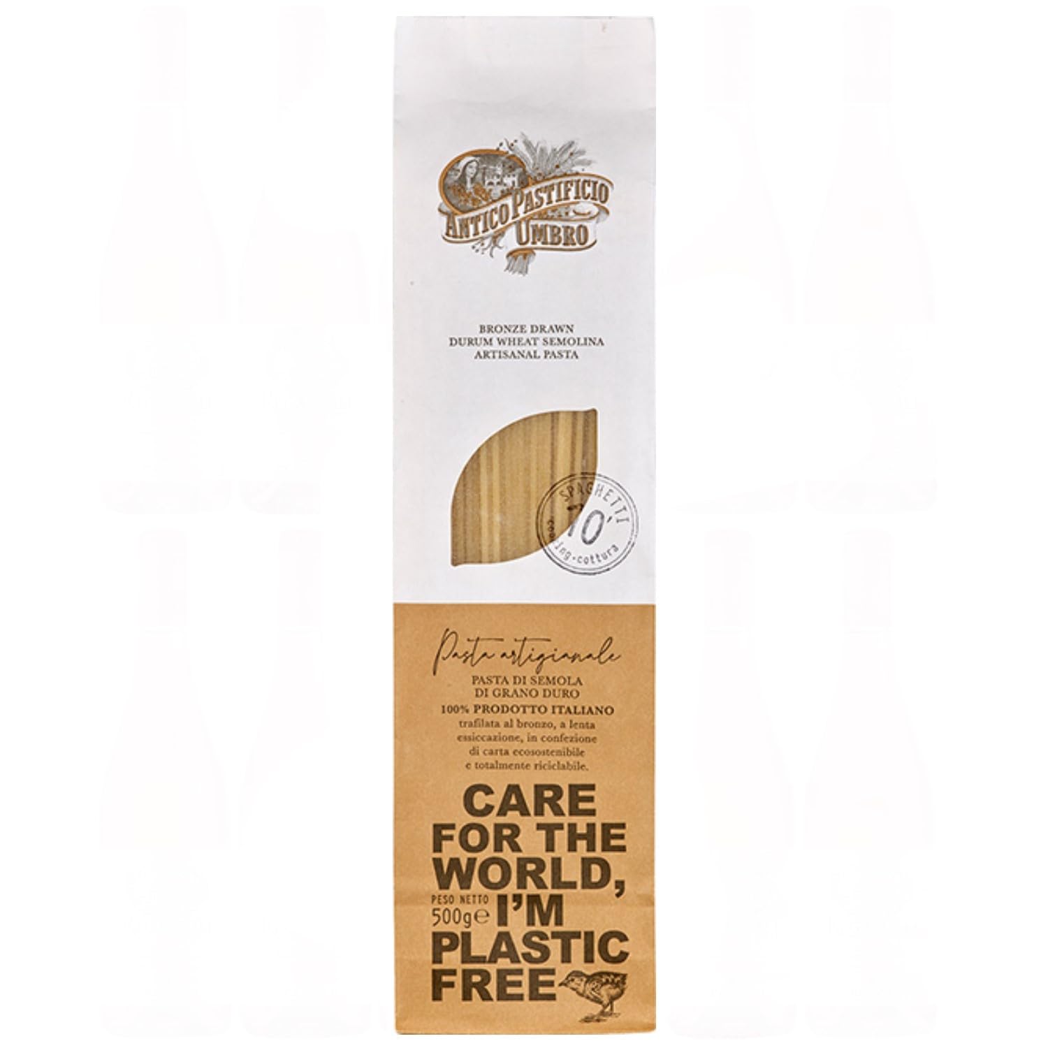 Antico Pastifico Umbro Spaghetti Italien inkl. FeinWert E-Book (12 x 500 g)