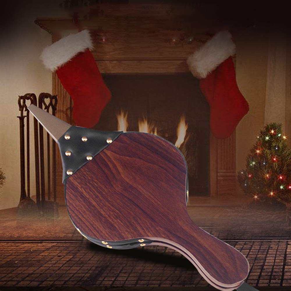 Buy KOBSAINF 12x5 Inch Fireplace Blowers Wooden Fireplace Bellows