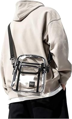 Mini Crossbody Bag Shoulder Bag for Men, Small Messenger Satchel Bag for Women