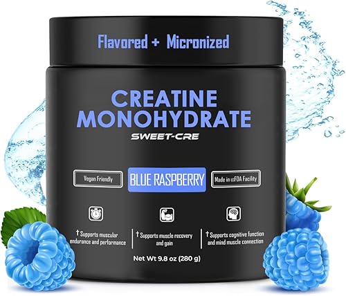 Miniatura 10 de Sweet Cre Monohidrato de creatina  0.18 oz de creatina monohidrato en polvo  Creatina avanzada para mujeres y hombres  Suplementos a granel creatina