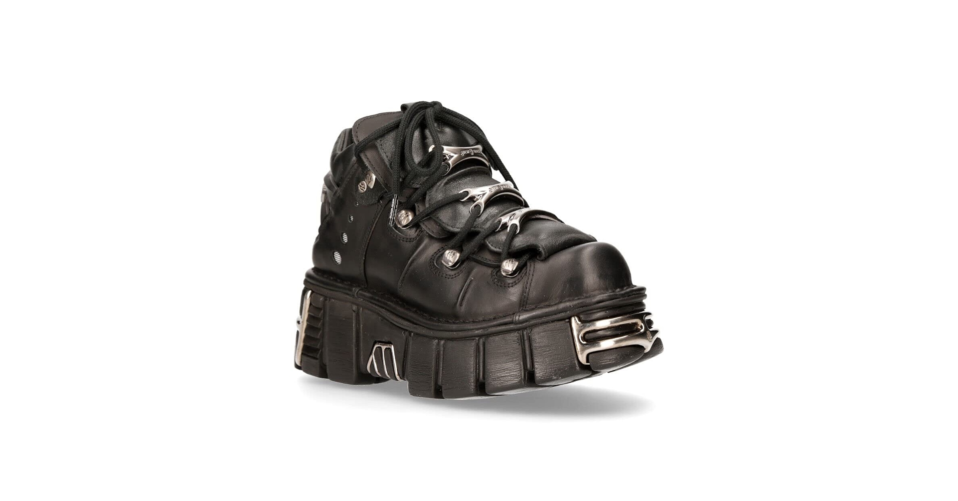 Amazon.com | New Rock 106 S1 Men's Goth Punk Black Metallic