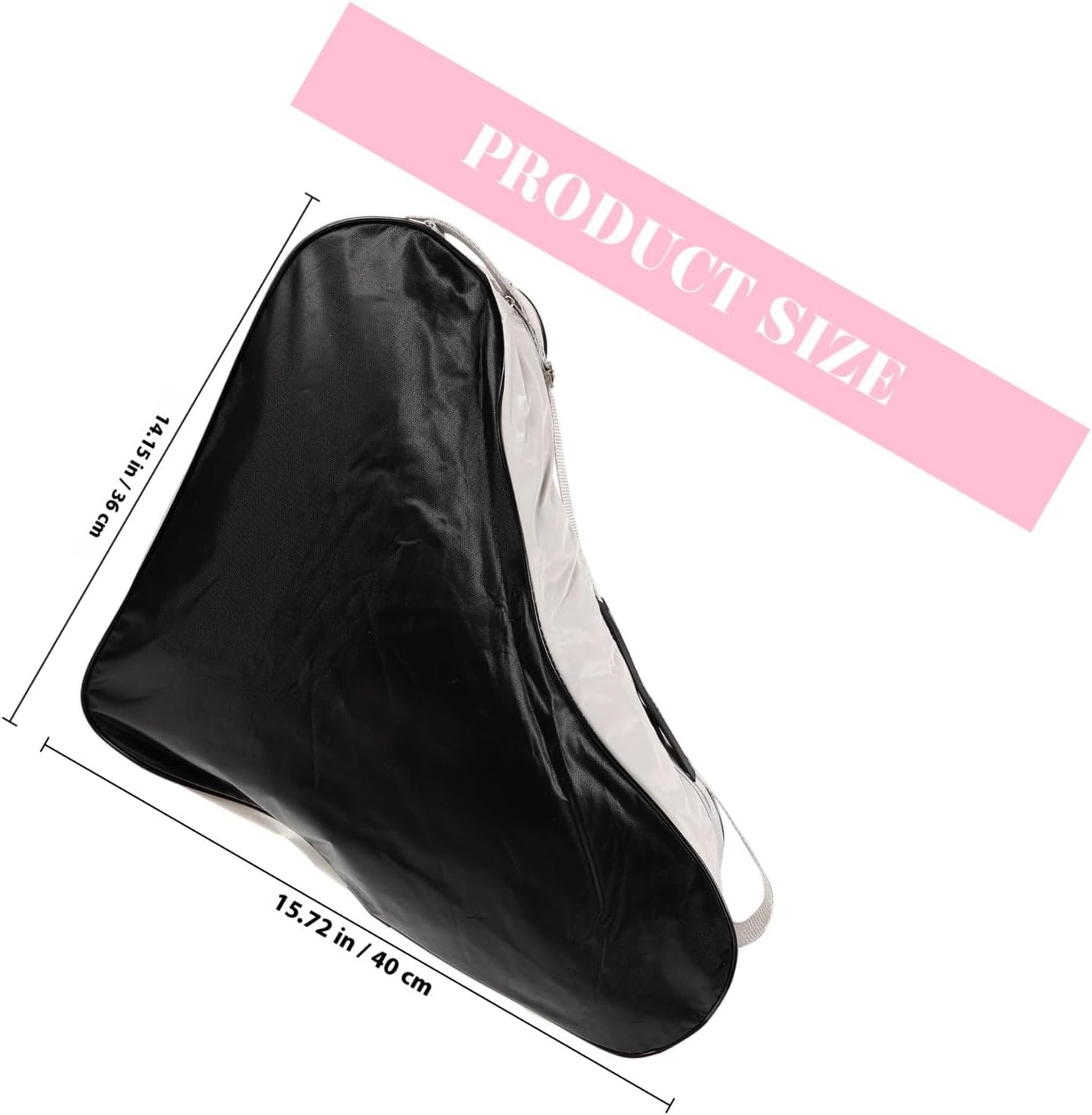 Hemoton Roller Skates Storage Bag Waterproof Shoulder Backpack with Shoe Cover, Inline and Ice Skates Pouch and Adults, Sports and Outdoor Skating Accessories