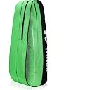 YONEX ACE2 Badminton Racquet Kit Bag | Durable Sports Racket Bag with Spacious Compartments | Lightweight & Comfortable Carry (Jet Black/Lime Punch) gallery image