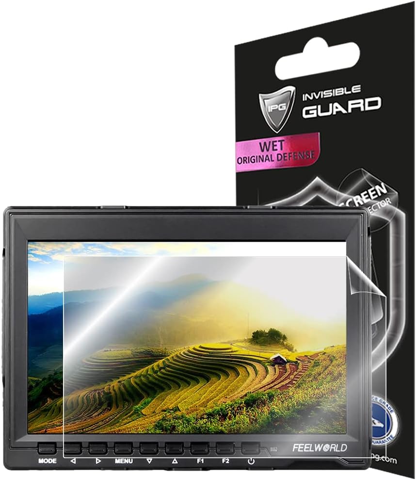 IPG For FEELWORLD FW759 7 Inch DSLR Camera Field Monitor Screen Protector Invisible Ultra HD Clear Film Anti Scratch Skin Guard - Smooth/Self-Healing/Bubble -Free for FW759