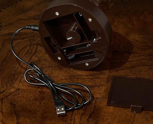 Miniatura 9 de Hairui Árbol de nieve de mesa preiluminado con temporizador, 24 LED de 18 pulgadas, funciona con pilas para decoración de Navidad, fiesta de San