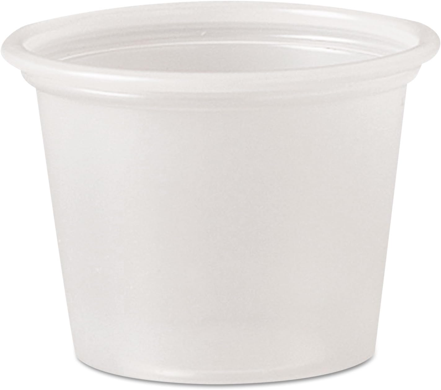 Solo Polystyrene Portion Cups, 1-ounce Medicine Souffle Cups, Translucent, Carton of 2,500