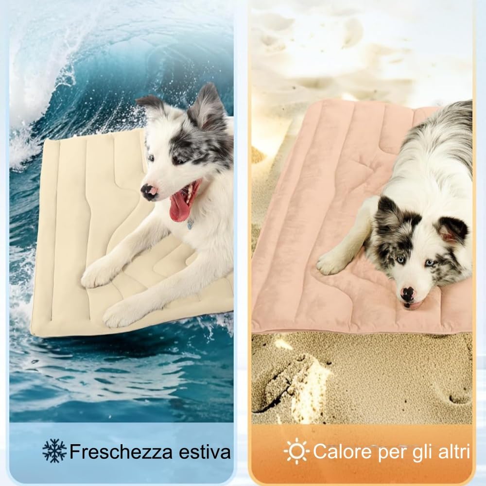 MEIION kobold tappetino refrigerante per cani multifunzionale portatile lavabile, morbido per cani e gatti, per estate, casa e auto