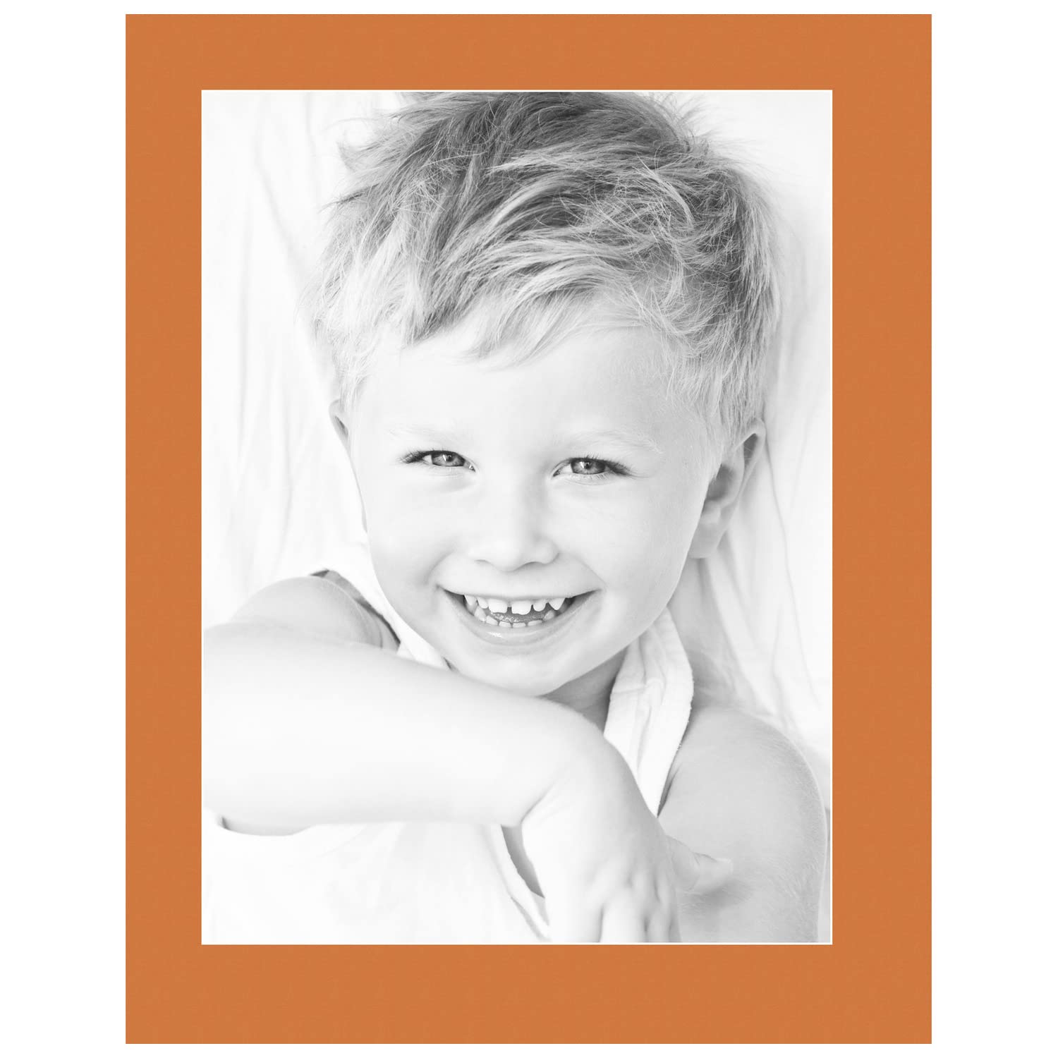 14x19 Tangerine / Octoberfest Custom Mat for Picture Frame with 10x15 opening size (Mat Only, Frame NOT Included)