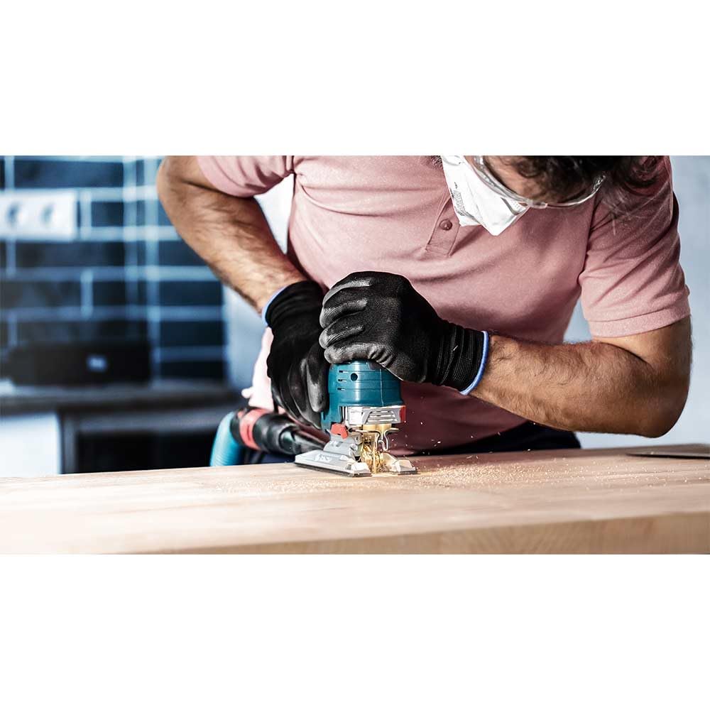 Bosch 3X Expert Wood 2-Side Clean T308BP Jigsaw Blade (for Solid Wood Furniture Board, Plywood, Length 117 mm, Professional Accessory Jigsaw)