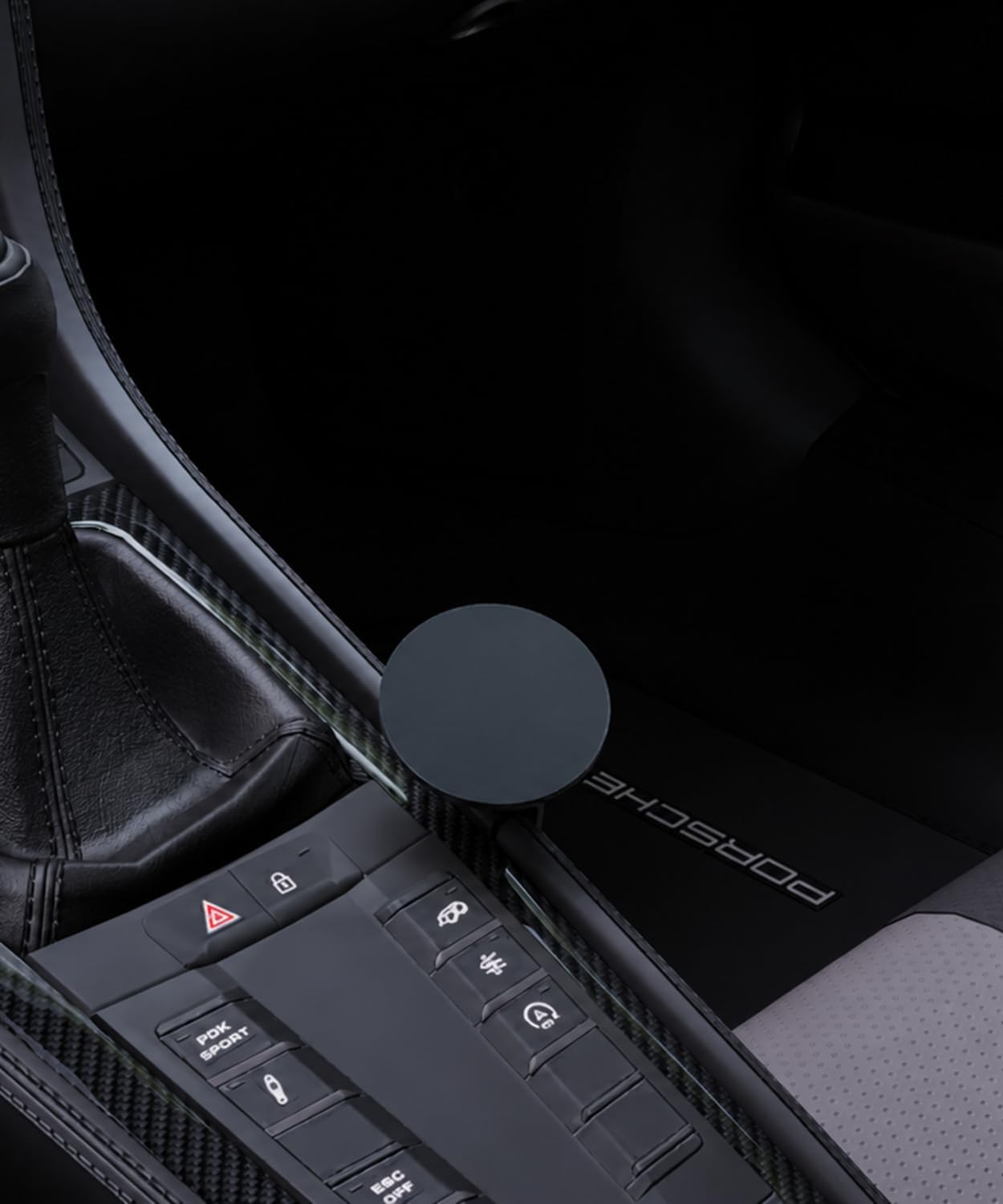 Magnetic Phone Mount Compatible with MagSafe for Porsche 718 Cayman & Boxster 2017-2026, 981 Cayman & Boxster 2012-2016, 911 991 2012-2019 – Tool-Free, Strong Magnet, No-Scratch Install image 5