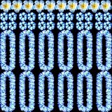 Sherr 48 Pcs Hawaiian LED Luau Leis Party Supplies Set 12 Light Up Tropical Leis Flowers Necklaces 24 Bracelets 12 Hair Clips Bulk Masquerade Wedding Summer Beach Carnival Party Favors(Blue)