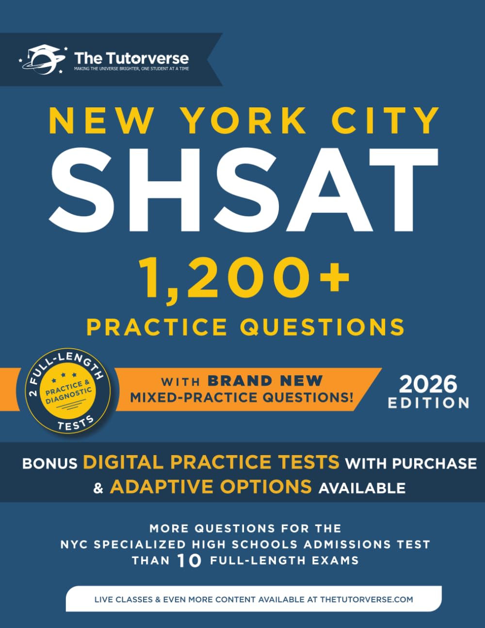 New York City SHSAT: 1,200+ Practice Questions