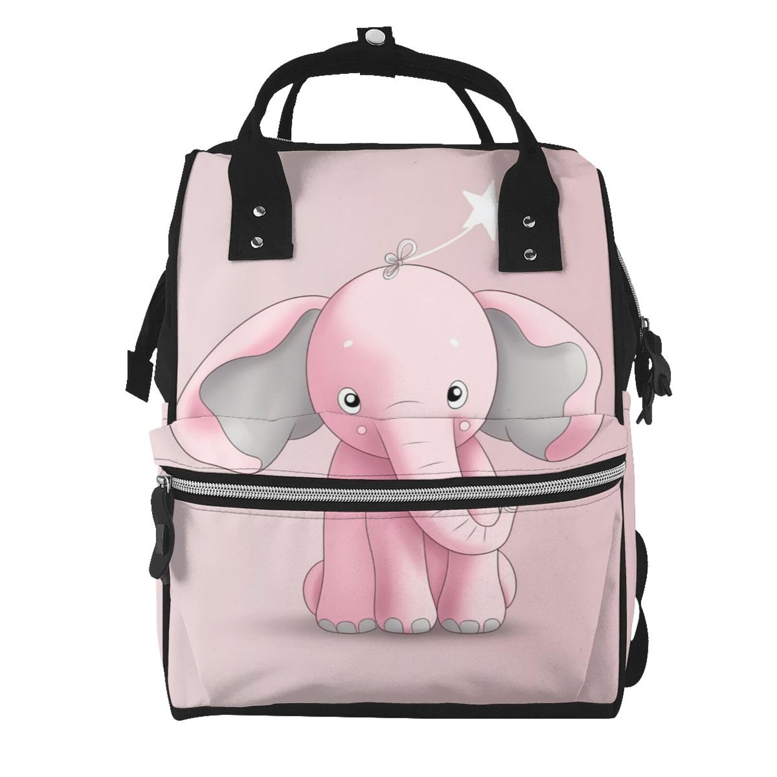 Petit sac à langer éléphant sac à dos multifonction sac à dos à couches étanche sac à dos momie grande capacité sac de voyage essentiel sac pour bébé avec matelas à langer, porte-tétine