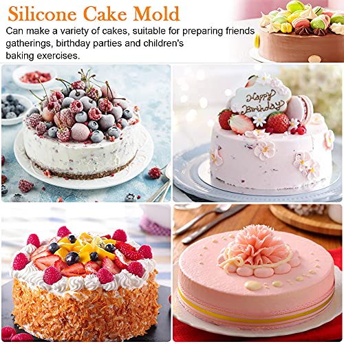 WANTOUTH 2 Pezzi Silicone Torta Stampo 7,5 Pollici...