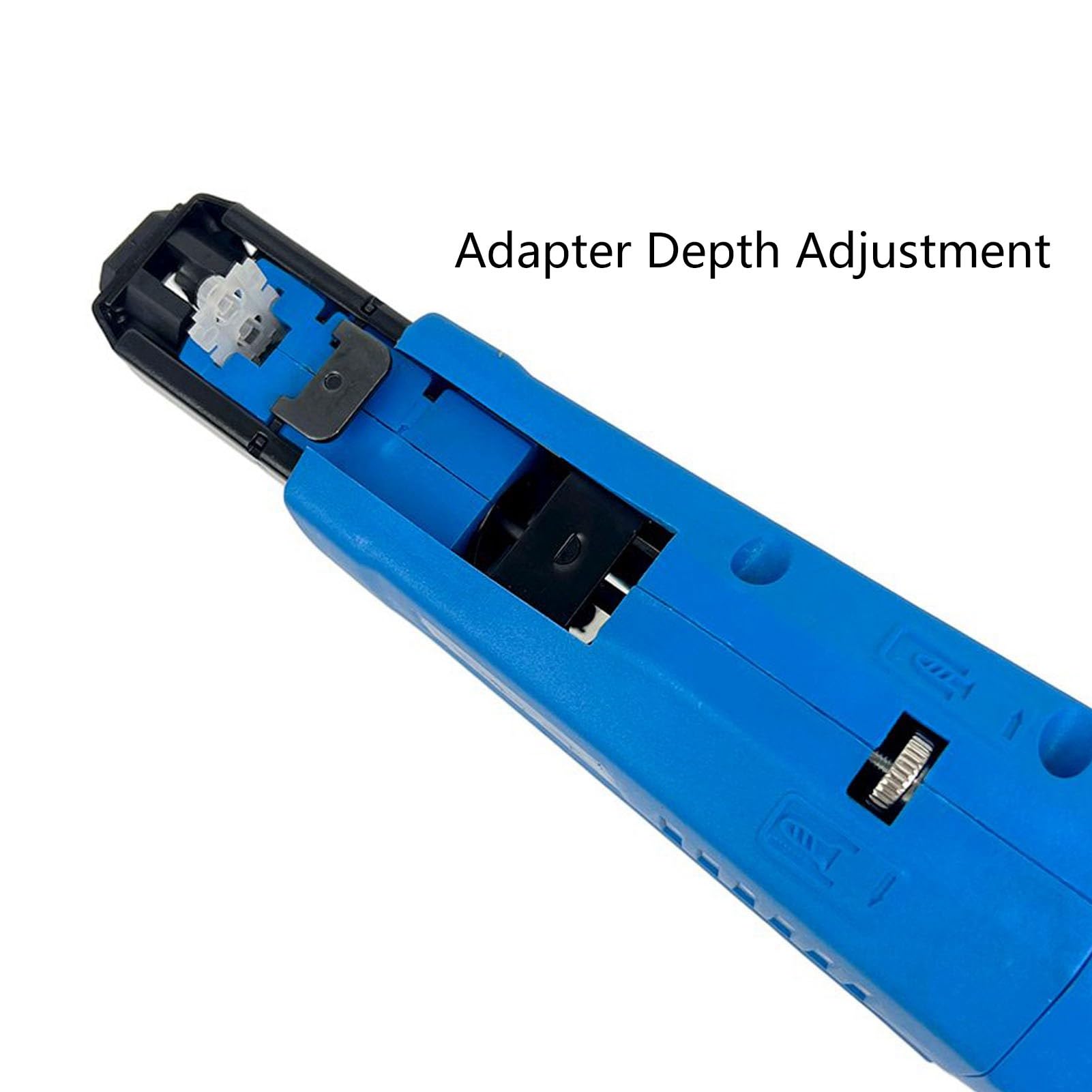 Adattatore per Pistole Sparachiodi a Catena, Materiale ABS, Design Efficiente per Risparmiare Manodopera, Regolazione Automatica della profondità, Adatto per Trapano Elettrico da 47-50 Mm,