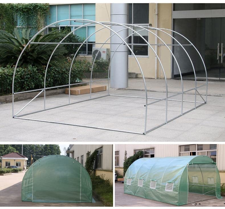 園芸用菜園ハウス ビニールハウス 鋼パイプ ダブルドア 通気性良い大型  ミニ 簡易温室 巻き上げ式 家庭菜園 株式会社S＆L 畑用 農業用 庭 (300×200×200cm) Amazon.co.jp: 園芸用菜園ハウス ビニールハウス 鋼パイプ ダブルドア