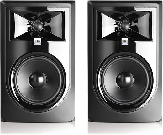 JBL 306P MKII Powered 6-Inch Two-Way XLR Studio Monitor Bundle (Pair) (2 Items)