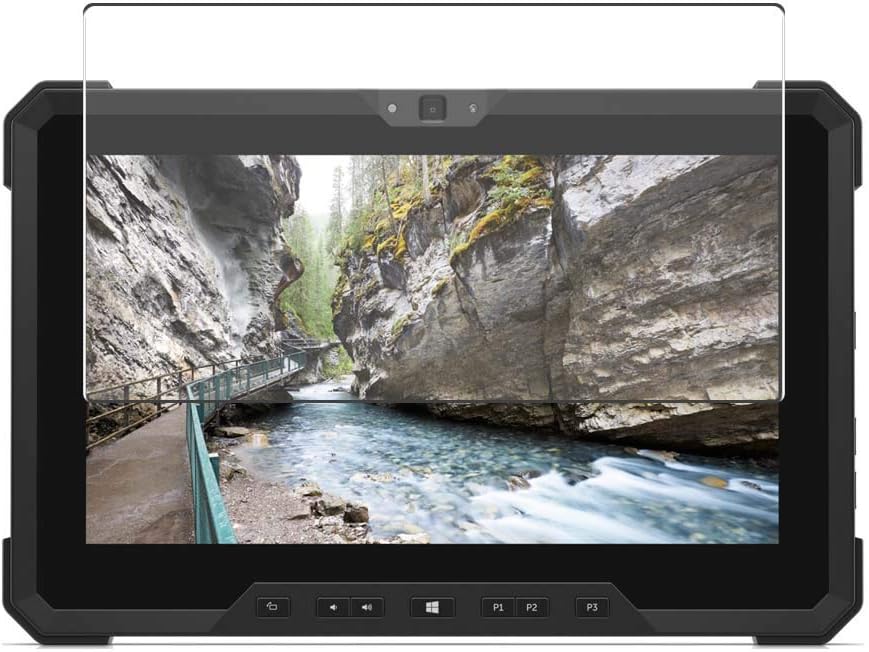 Tempered Glass Screen Protector Film, compatible with Dell Latitude 12 7000 (7212) Rugged Extreme 11.6" （Active Area Cover Only） Protective Protectors Guard