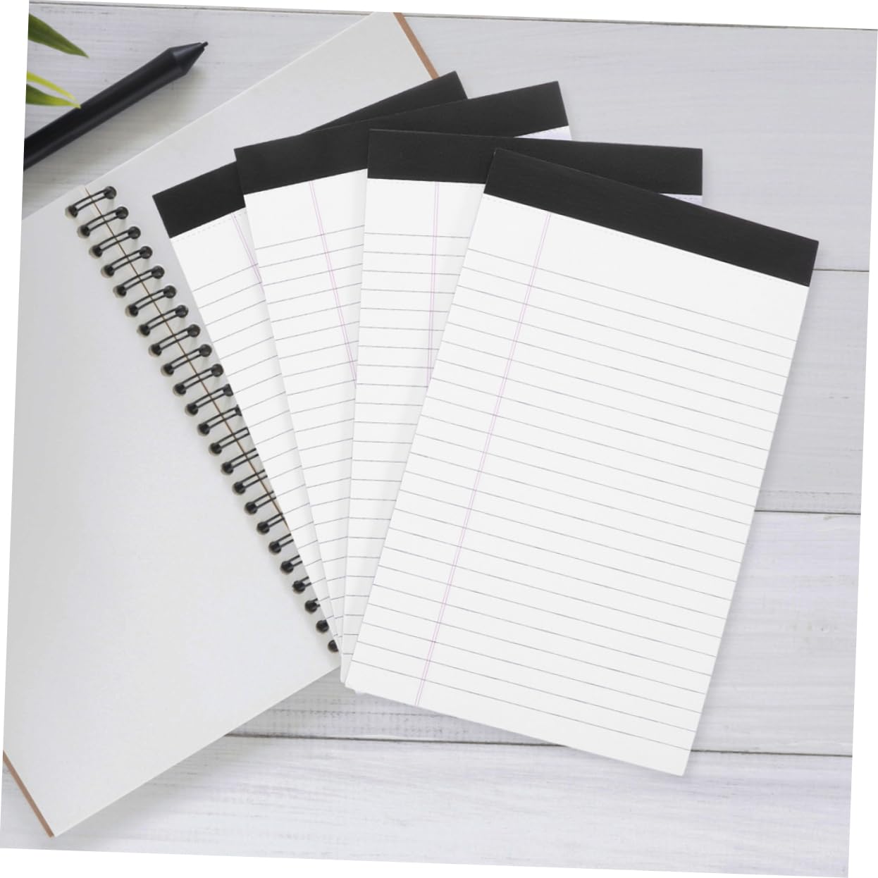 Notizblock A5 Abreißbar Breit Liniertes Papier Taschengröße 8 Stück für Büro und Verwaltung Notizbuch Ideenbuch