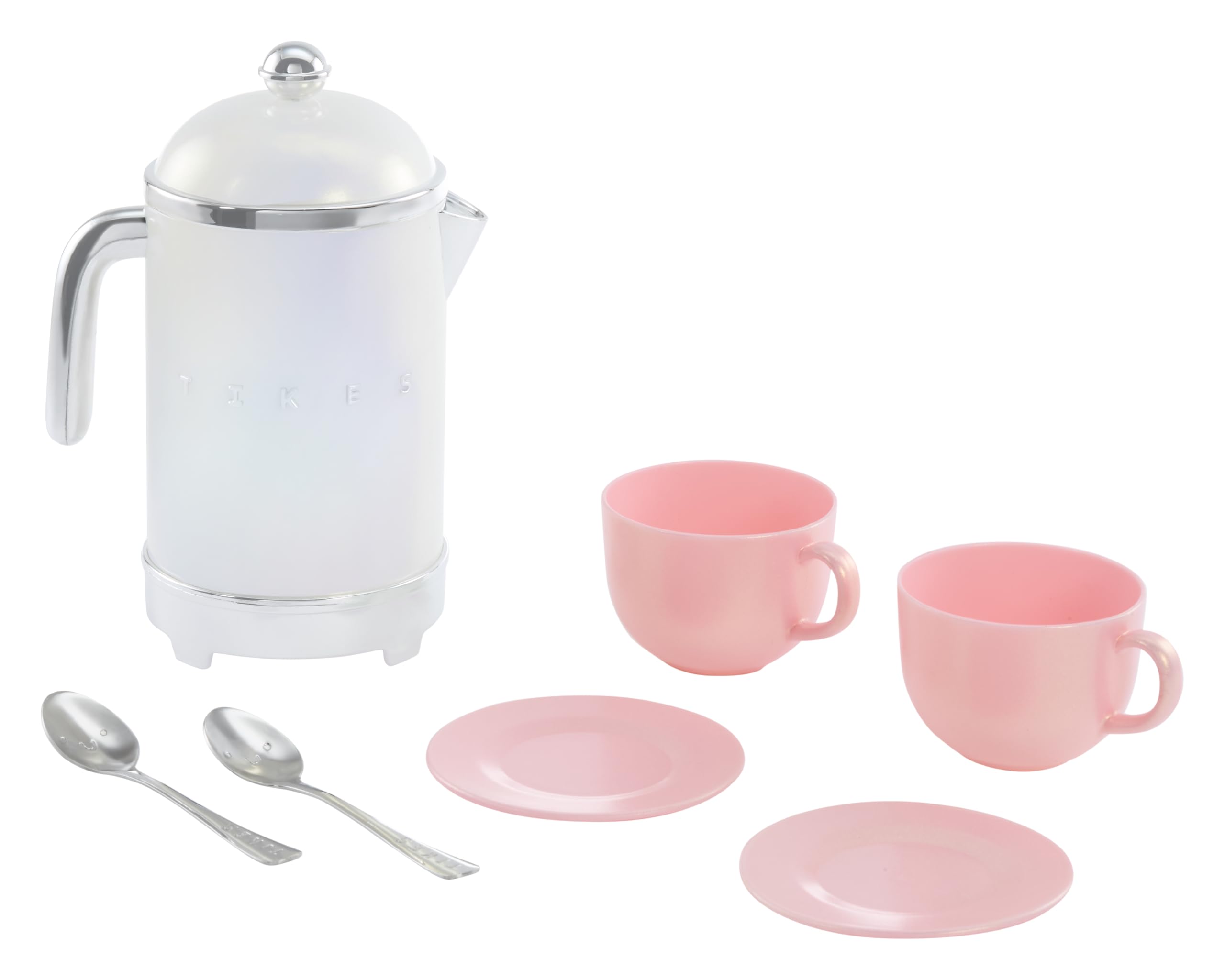 Little Tikes Sweet Spaces Tea Set, Pink, Play Kitchen Cookware, Boys and Girls Ages 3+ Years